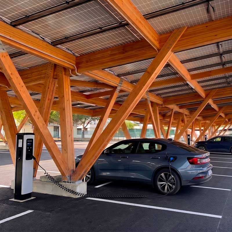 GROUPE SOLSTYCE Ombrieres Photovoltaique Bois Universite Bordeaux Metropole