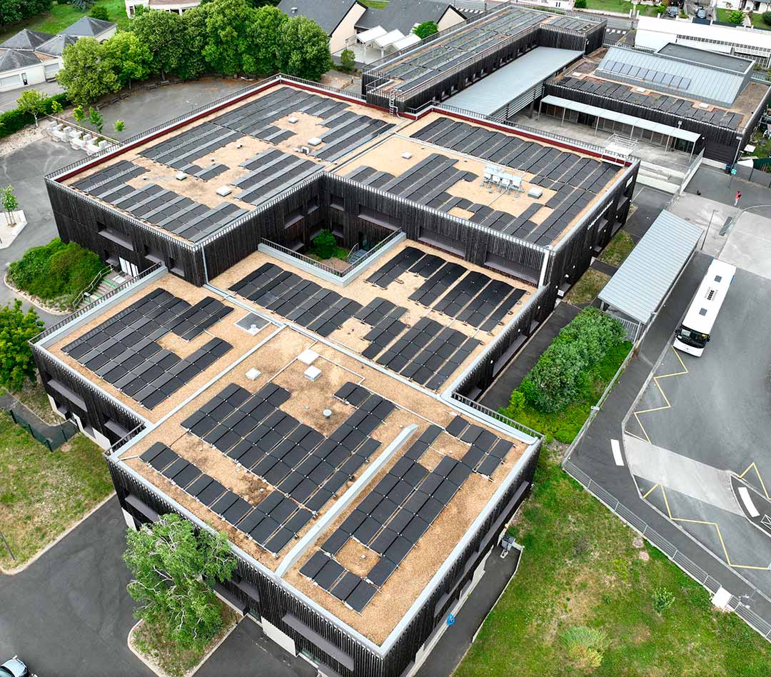 GROUPE SOLSTYCE Toiture Solaire College St Honore De Balzac